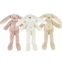 Brievenbuscadeau bunny Old pink/ beige /wit met naam en geboortedatum